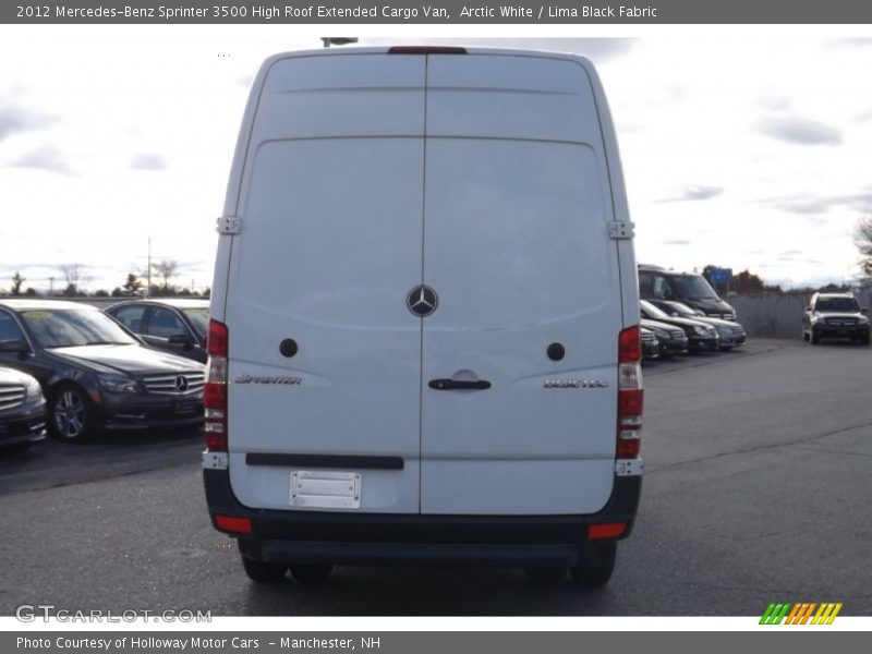 Arctic White / Lima Black Fabric 2012 Mercedes-Benz Sprinter 3500 High Roof Extended Cargo Van