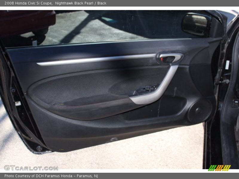 Nighthawk Black Pearl / Black 2008 Honda Civic Si Coupe