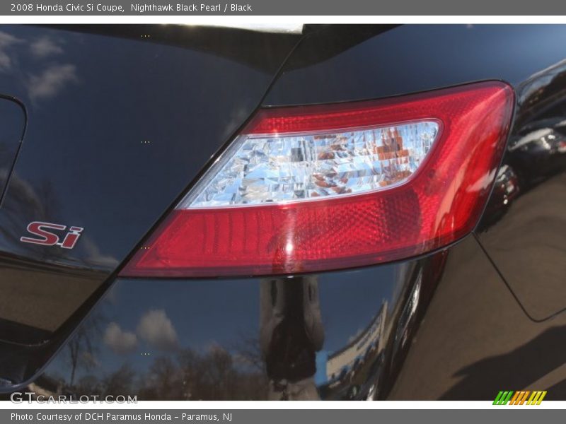 Nighthawk Black Pearl / Black 2008 Honda Civic Si Coupe
