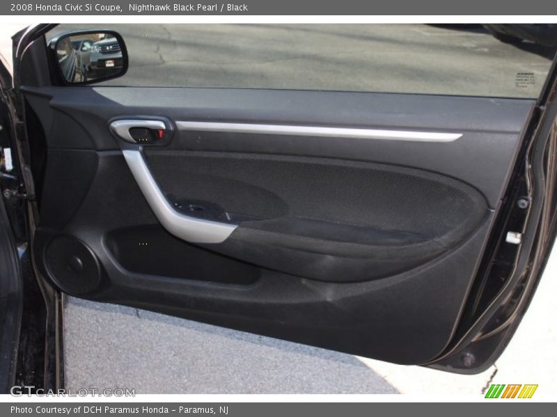 Nighthawk Black Pearl / Black 2008 Honda Civic Si Coupe