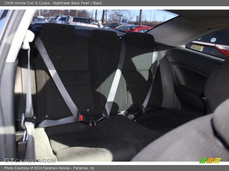 Nighthawk Black Pearl / Black 2008 Honda Civic Si Coupe