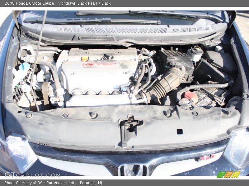 Nighthawk Black Pearl / Black 2008 Honda Civic Si Coupe