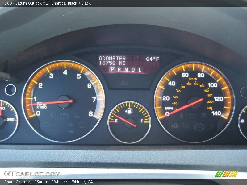 Charcoal Black / Black 2007 Saturn Outlook XE