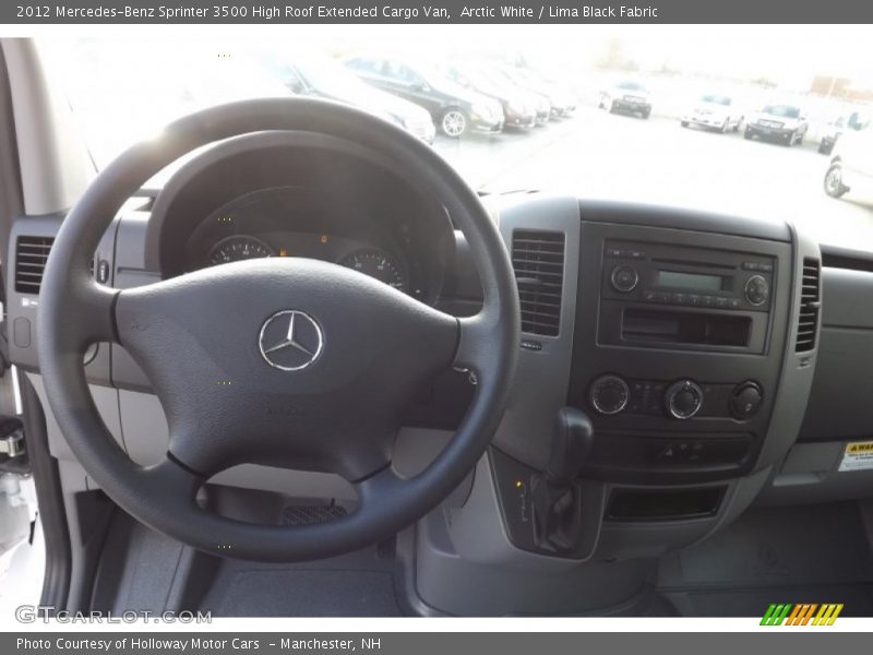 Arctic White / Lima Black Fabric 2012 Mercedes-Benz Sprinter 3500 High Roof Extended Cargo Van