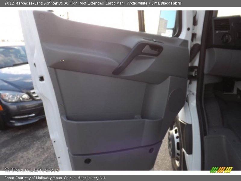 Arctic White / Lima Black Fabric 2012 Mercedes-Benz Sprinter 3500 High Roof Extended Cargo Van