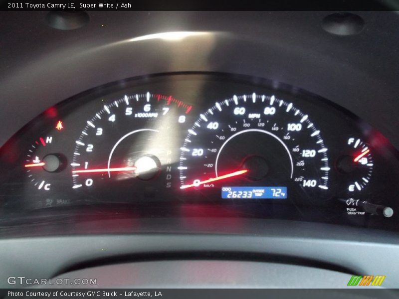 Super White / Ash 2011 Toyota Camry LE