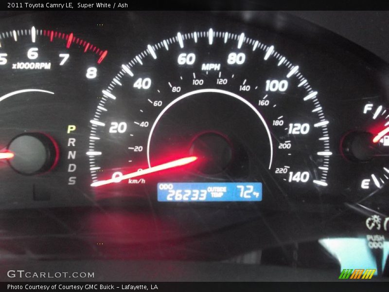 Super White / Ash 2011 Toyota Camry LE