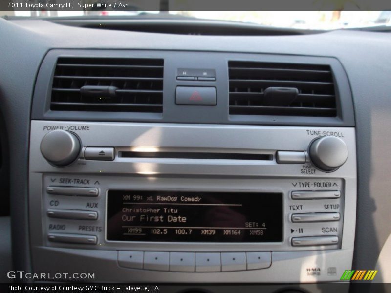 Super White / Ash 2011 Toyota Camry LE