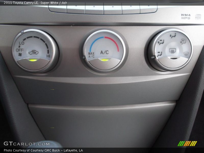 Super White / Ash 2011 Toyota Camry LE