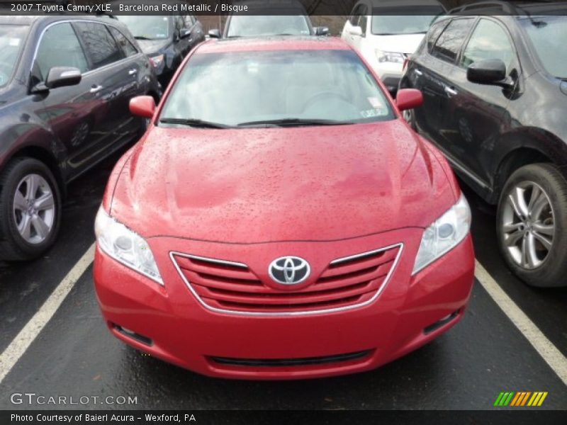 Barcelona Red Metallic / Bisque 2007 Toyota Camry XLE