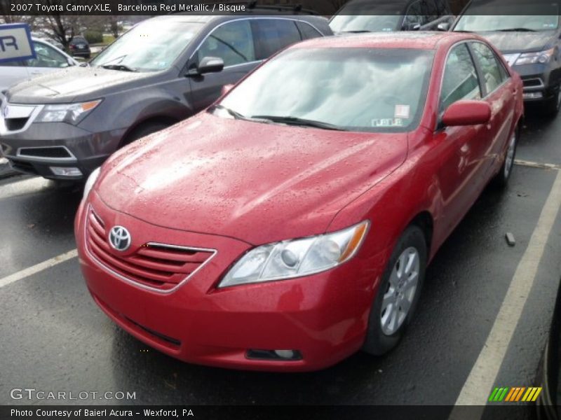Barcelona Red Metallic / Bisque 2007 Toyota Camry XLE