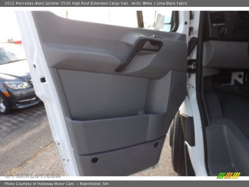 Arctic White / Lima Black Fabric 2012 Mercedes-Benz Sprinter 3500 High Roof Extended Cargo Van