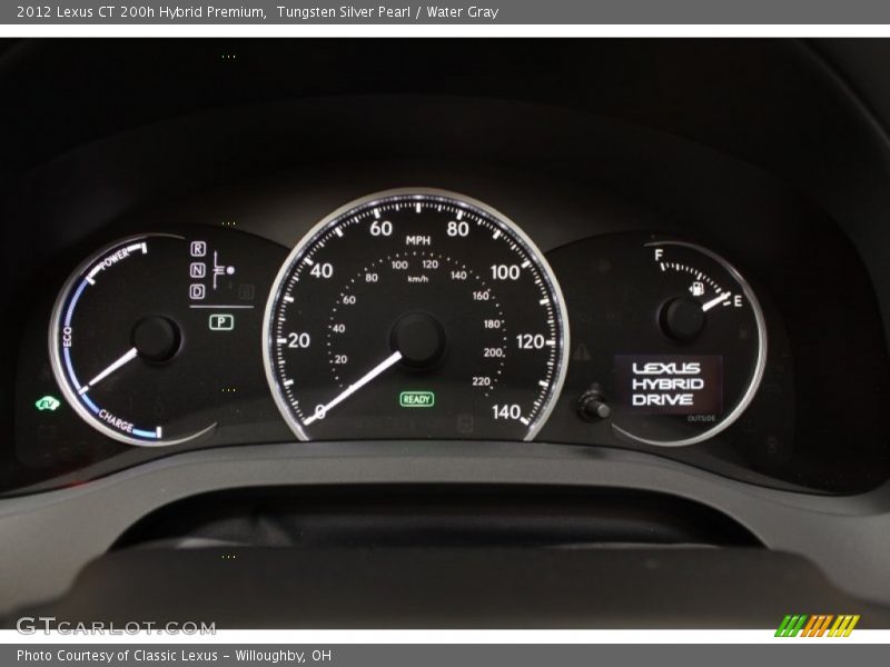  2012 CT 200h Hybrid Premium 200h Hybrid Premium Gauges