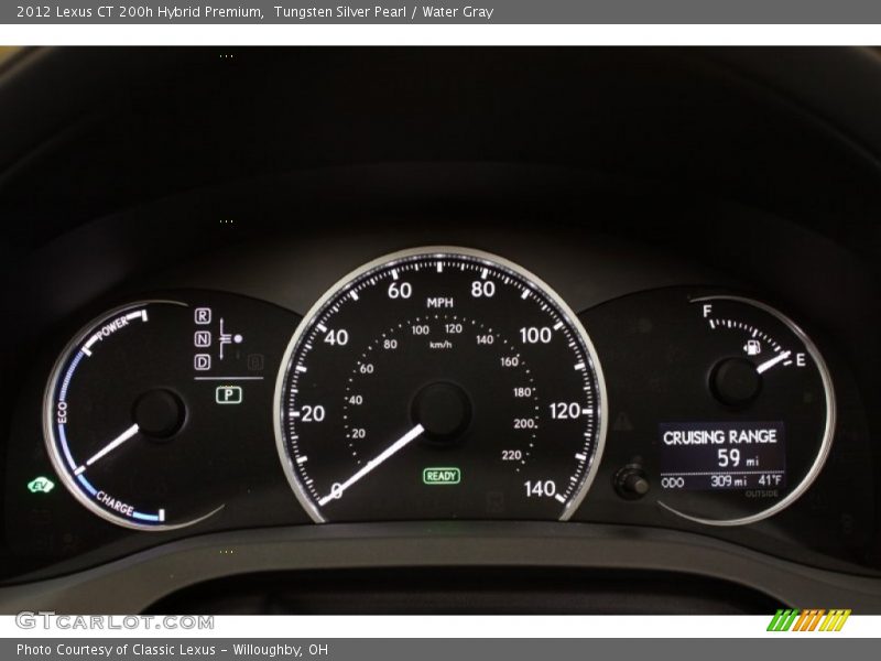  2012 CT 200h Hybrid Premium 200h Hybrid Premium Gauges
