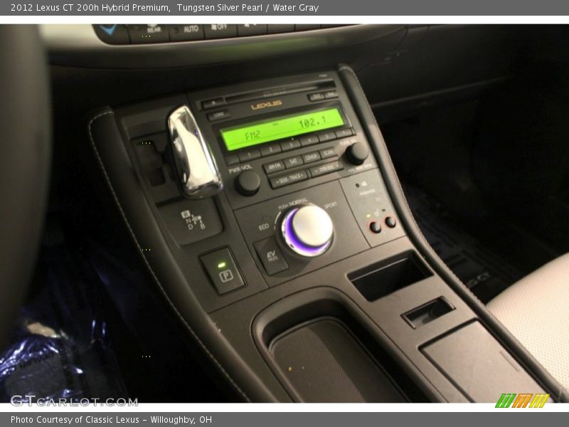 Controls of 2012 CT 200h Hybrid Premium