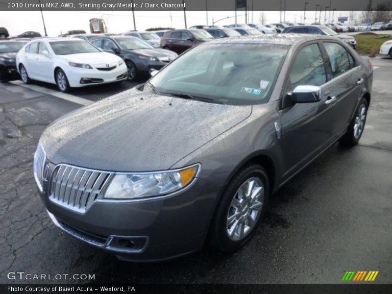 Sterling Gray Metallic / Dark Charcoal 2010 Lincoln MKZ AWD