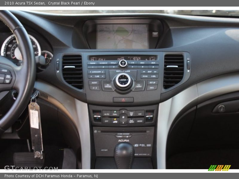Crystal Black Pearl / Ebony 2010 Acura TSX Sedan
