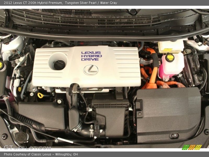  2012 CT 200h Hybrid Premium Engine - 1.8 Liter Atkinson Cycle DOHC 16-Valve VVT-i 4 Cylinder Gasoline/Electric Hybrid