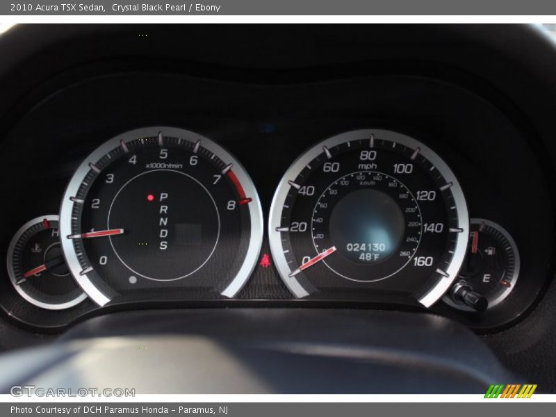 Crystal Black Pearl / Ebony 2010 Acura TSX Sedan