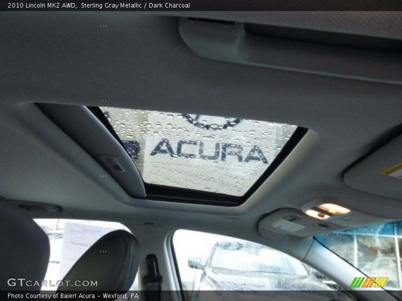 Sterling Gray Metallic / Dark Charcoal 2010 Lincoln MKZ AWD
