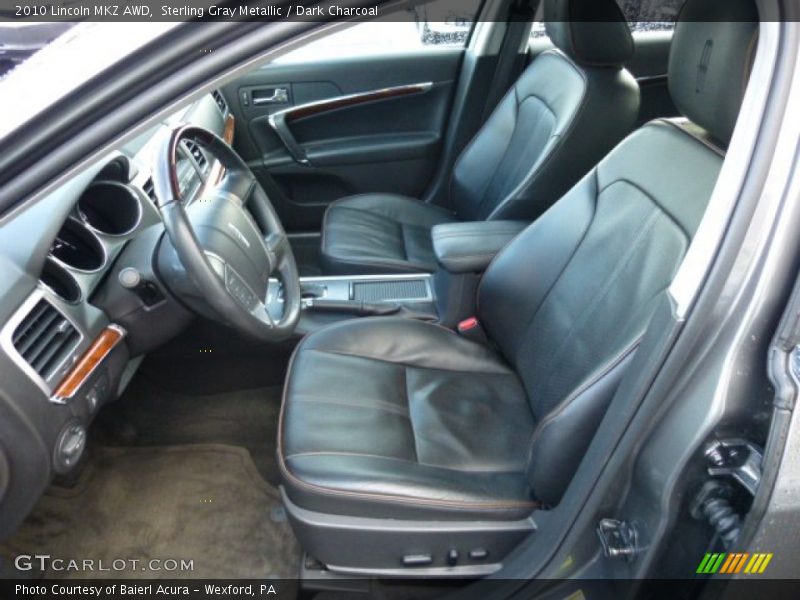 Front Seat of 2010 MKZ AWD