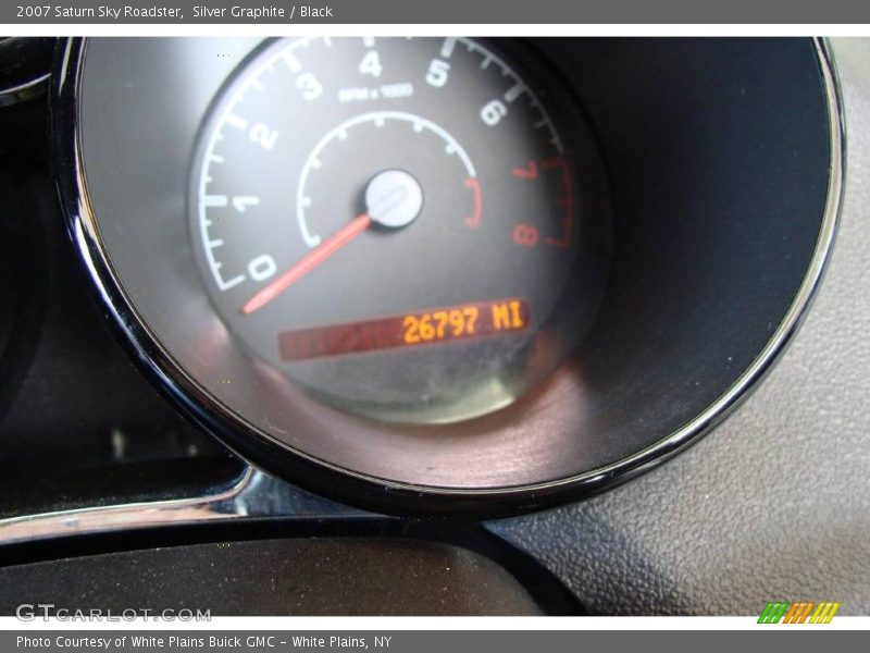 Silver Graphite / Black 2007 Saturn Sky Roadster