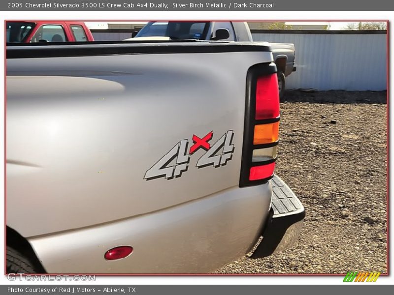 Silver Birch Metallic / Dark Charcoal 2005 Chevrolet Silverado 3500 LS Crew Cab 4x4 Dually