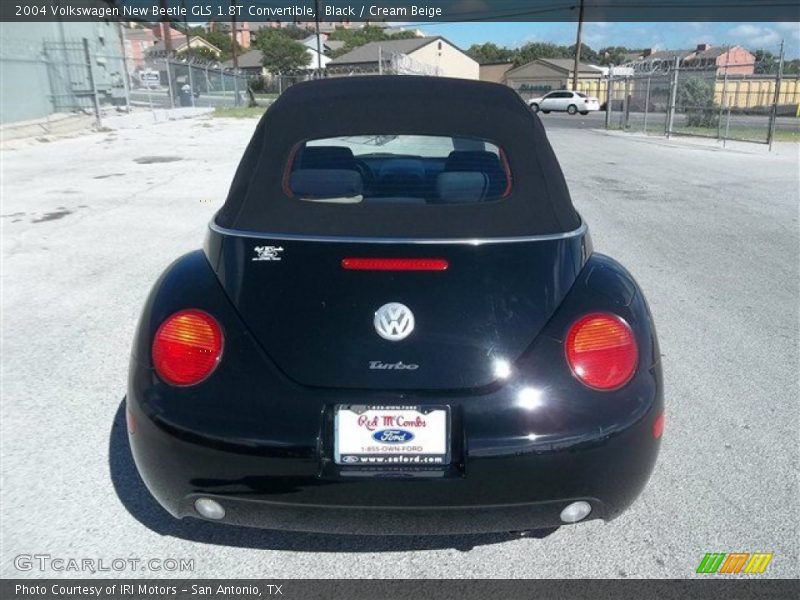 Black / Cream Beige 2004 Volkswagen New Beetle GLS 1.8T Convertible