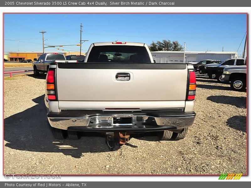 Silver Birch Metallic / Dark Charcoal 2005 Chevrolet Silverado 3500 LS Crew Cab 4x4 Dually
