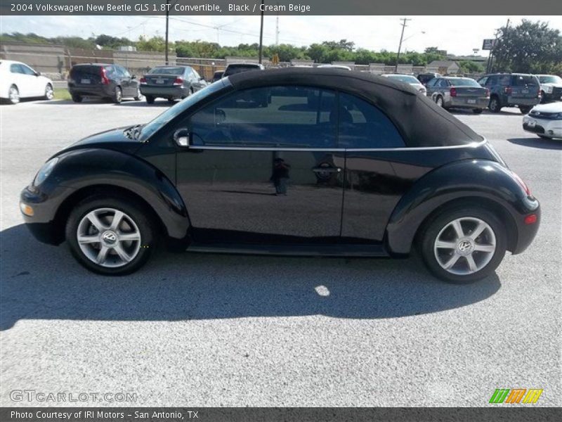 Black / Cream Beige 2004 Volkswagen New Beetle GLS 1.8T Convertible