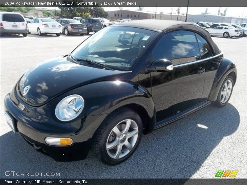 Black / Cream Beige 2004 Volkswagen New Beetle GLS 1.8T Convertible