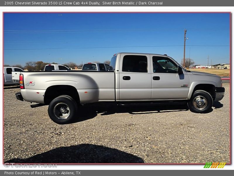 Silver Birch Metallic / Dark Charcoal 2005 Chevrolet Silverado 3500 LS Crew Cab 4x4 Dually