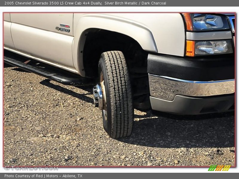 Silver Birch Metallic / Dark Charcoal 2005 Chevrolet Silverado 3500 LS Crew Cab 4x4 Dually