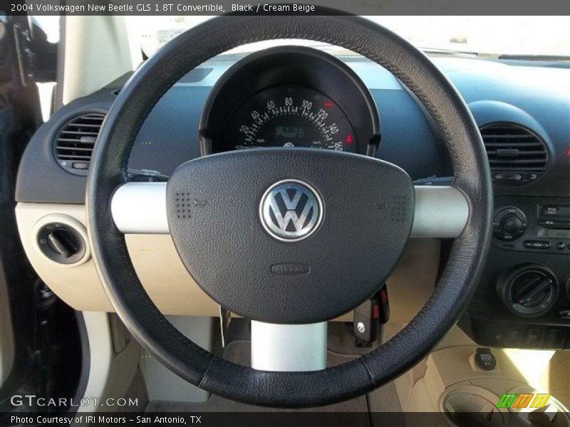Black / Cream Beige 2004 Volkswagen New Beetle GLS 1.8T Convertible