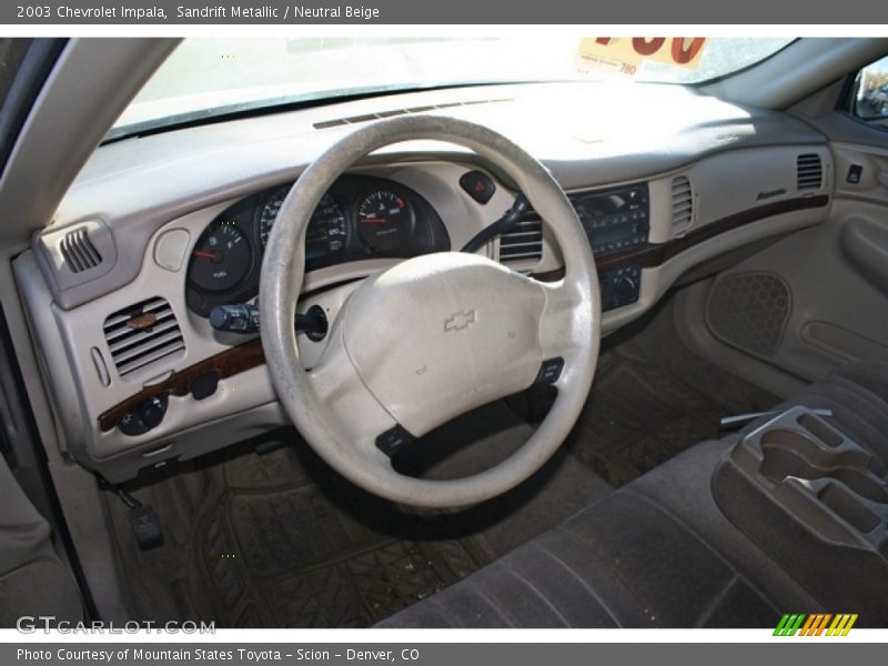 Sandrift Metallic / Neutral Beige 2003 Chevrolet Impala