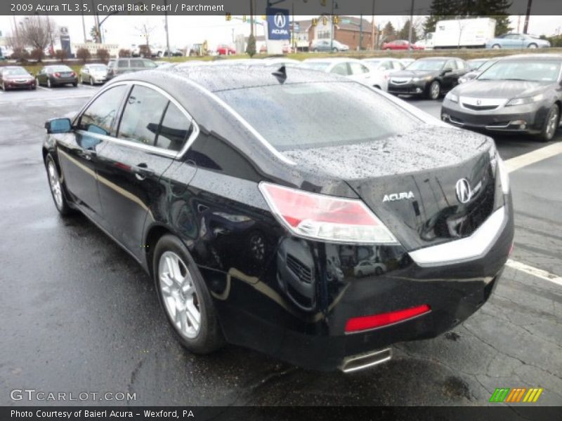 Crystal Black Pearl / Parchment 2009 Acura TL 3.5