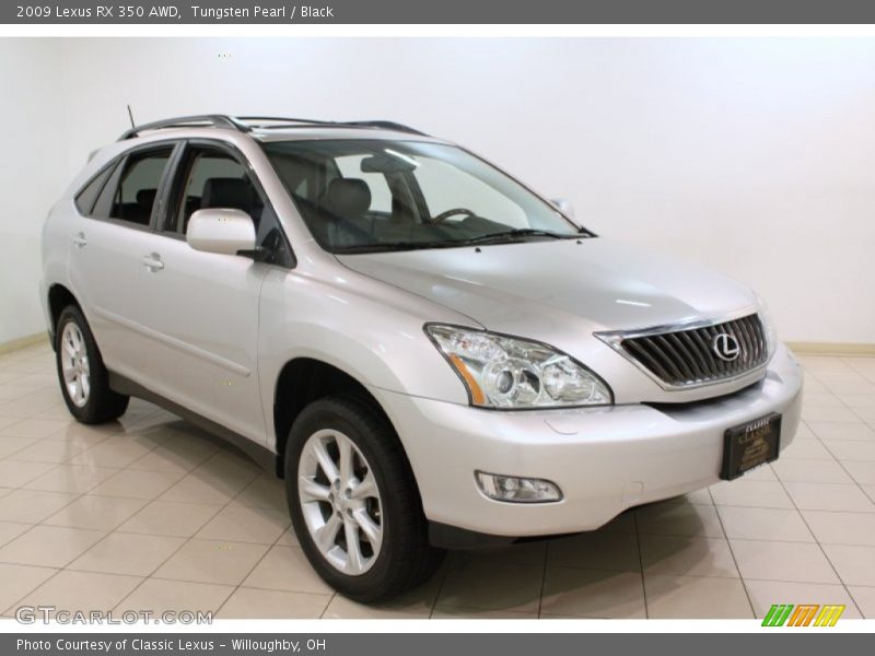 Tungsten Pearl / Black 2009 Lexus RX 350 AWD