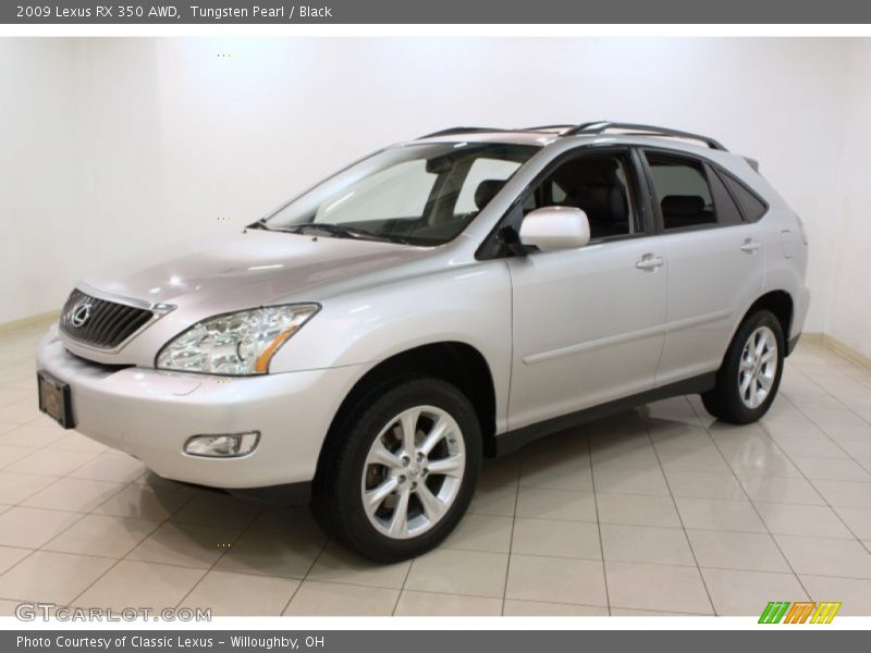 Tungsten Pearl / Black 2009 Lexus RX 350 AWD