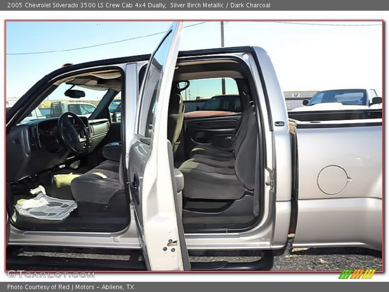 Silver Birch Metallic / Dark Charcoal 2005 Chevrolet Silverado 3500 LS Crew Cab 4x4 Dually