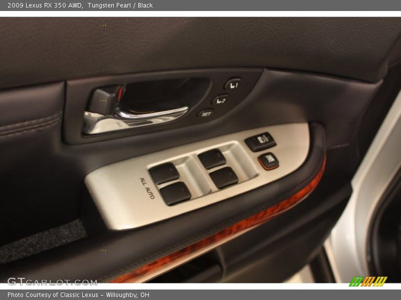 Tungsten Pearl / Black 2009 Lexus RX 350 AWD