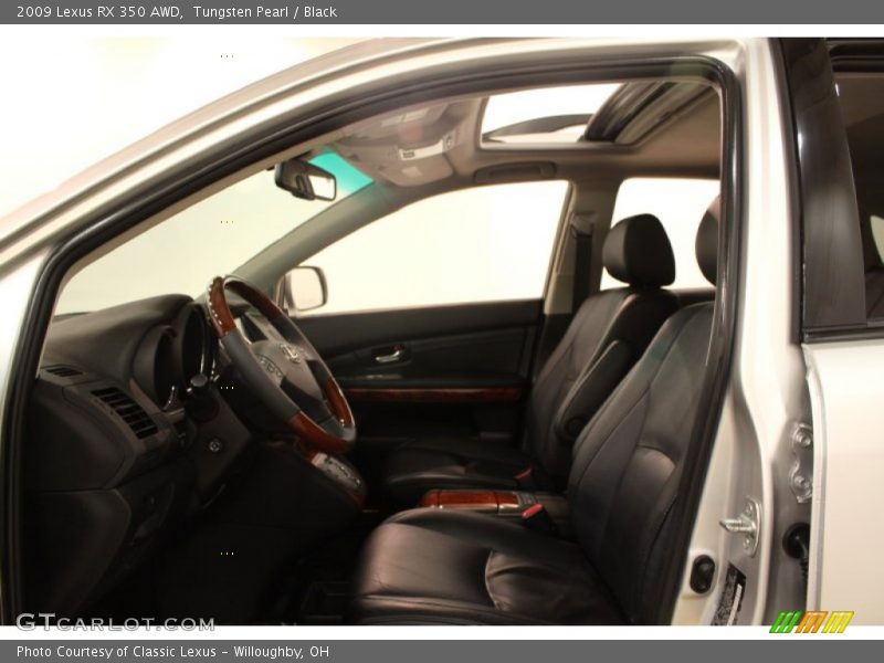 Tungsten Pearl / Black 2009 Lexus RX 350 AWD