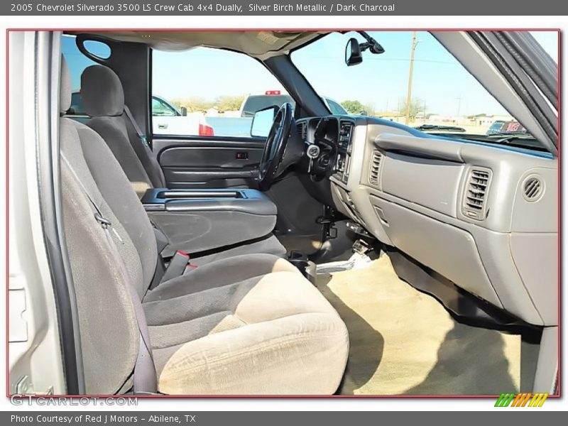 Silver Birch Metallic / Dark Charcoal 2005 Chevrolet Silverado 3500 LS Crew Cab 4x4 Dually