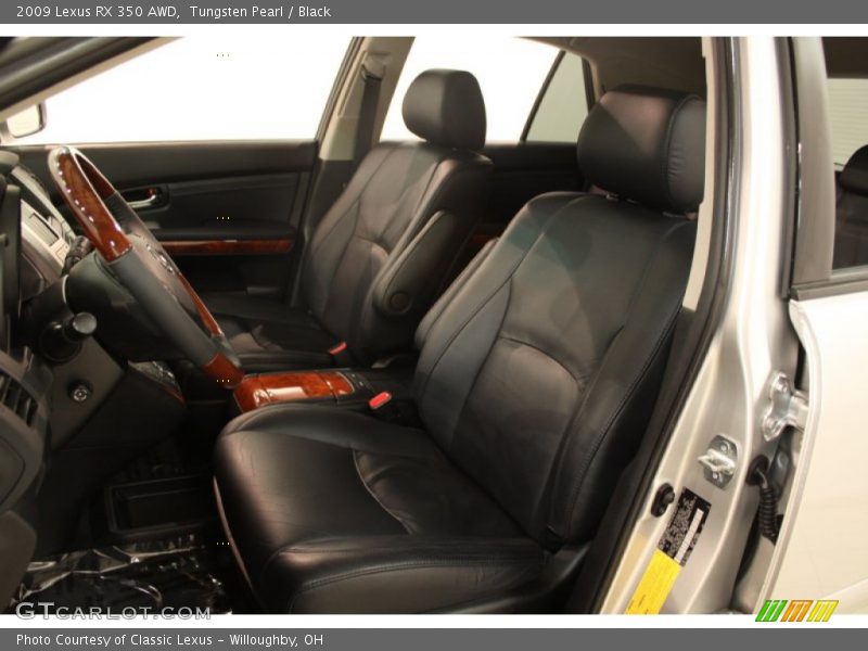 Tungsten Pearl / Black 2009 Lexus RX 350 AWD