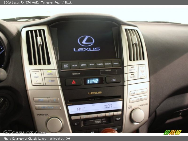 Tungsten Pearl / Black 2009 Lexus RX 350 AWD