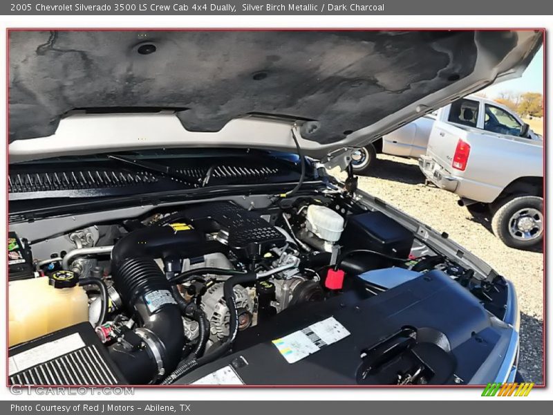 Silver Birch Metallic / Dark Charcoal 2005 Chevrolet Silverado 3500 LS Crew Cab 4x4 Dually