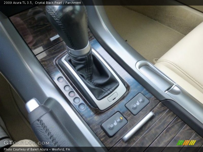 Crystal Black Pearl / Parchment 2009 Acura TL 3.5