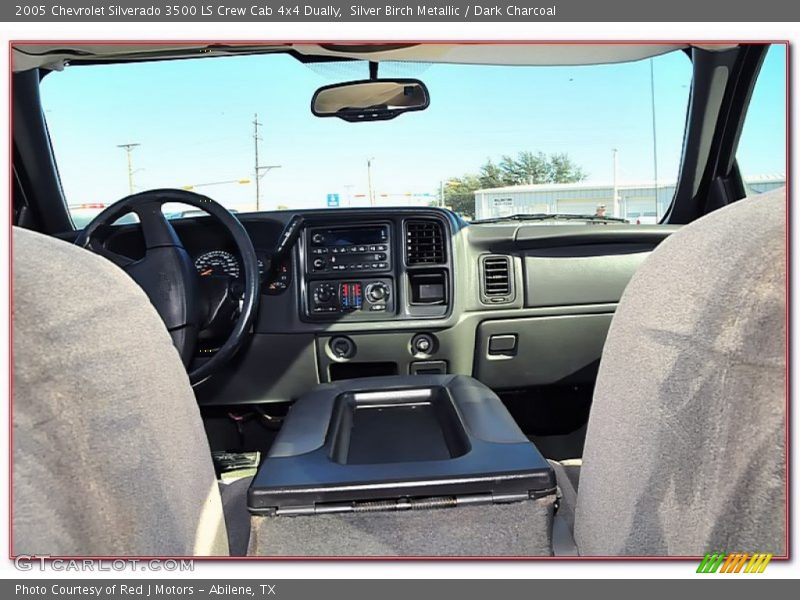 Silver Birch Metallic / Dark Charcoal 2005 Chevrolet Silverado 3500 LS Crew Cab 4x4 Dually