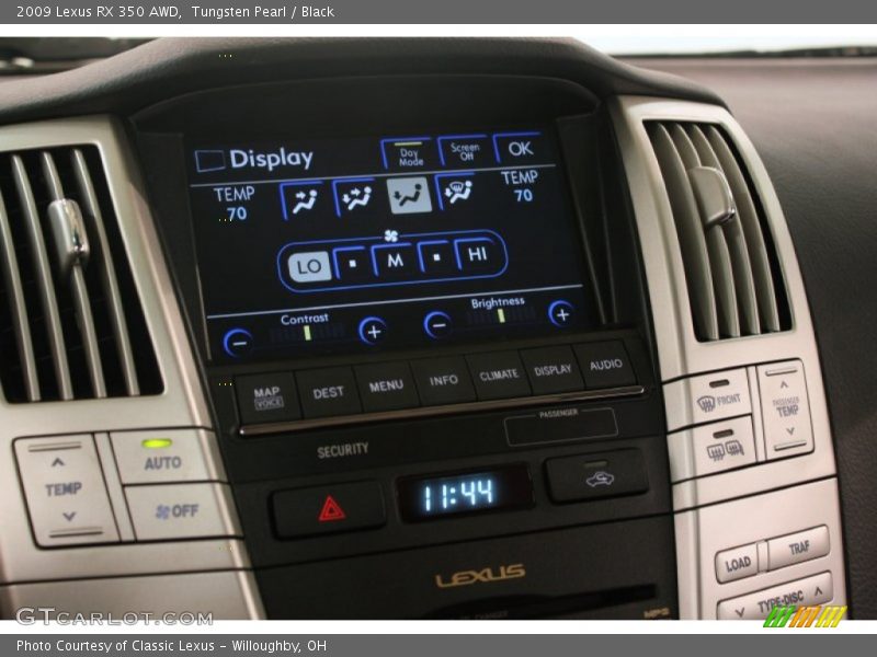 Tungsten Pearl / Black 2009 Lexus RX 350 AWD