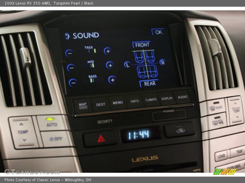 Tungsten Pearl / Black 2009 Lexus RX 350 AWD