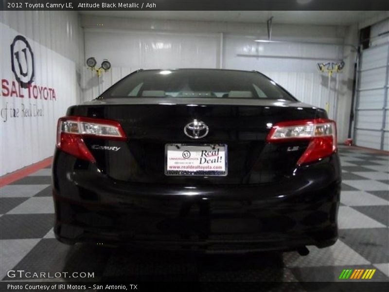 Attitude Black Metallic / Ash 2012 Toyota Camry LE